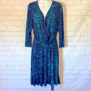 Faux Wrap Dress